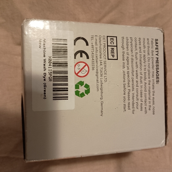 NIB artsol Green All-in-One Fabric Dye for machine washer - Picture 5 of 6